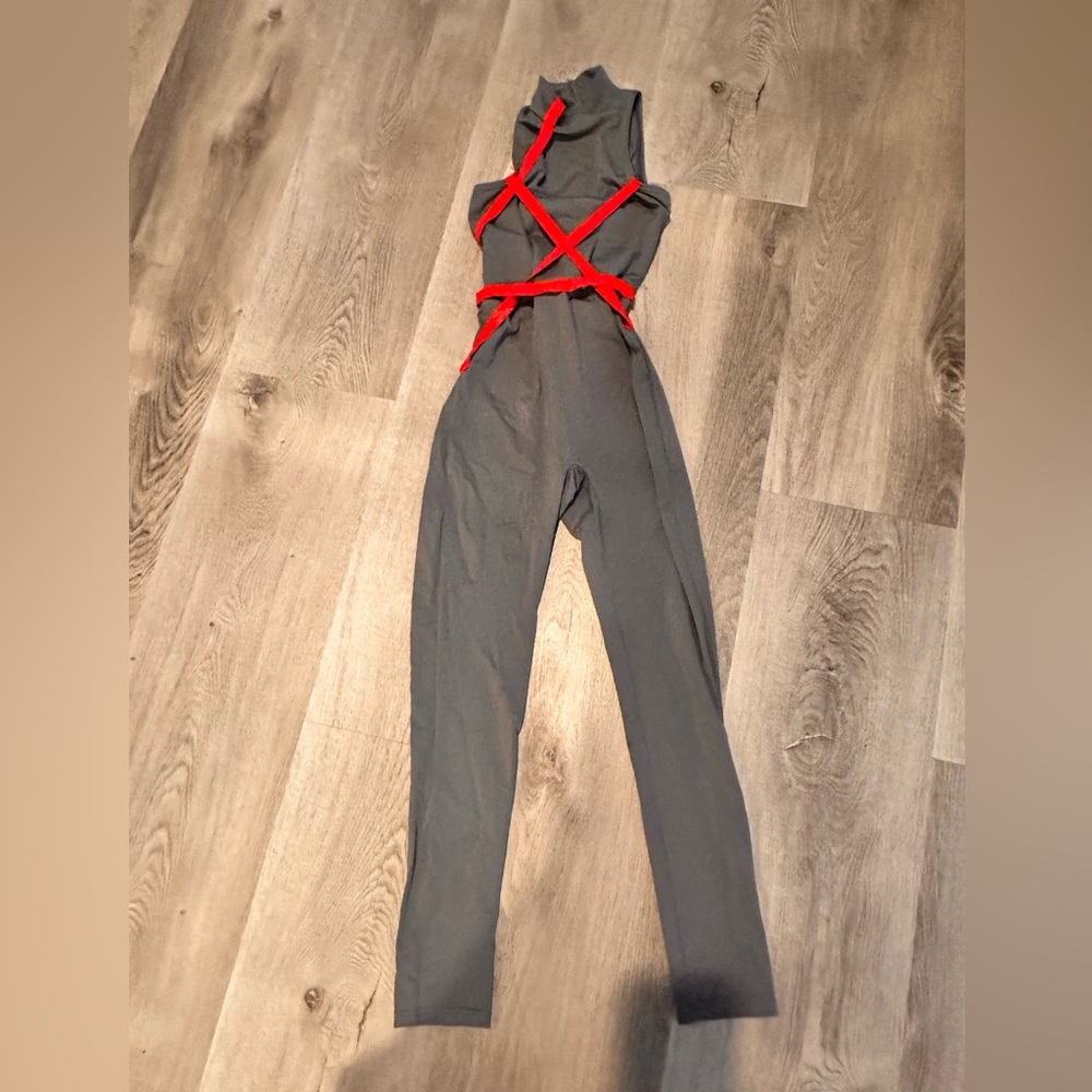 Dance Costume-Balera 14497 Unitard - Grey, Size LC